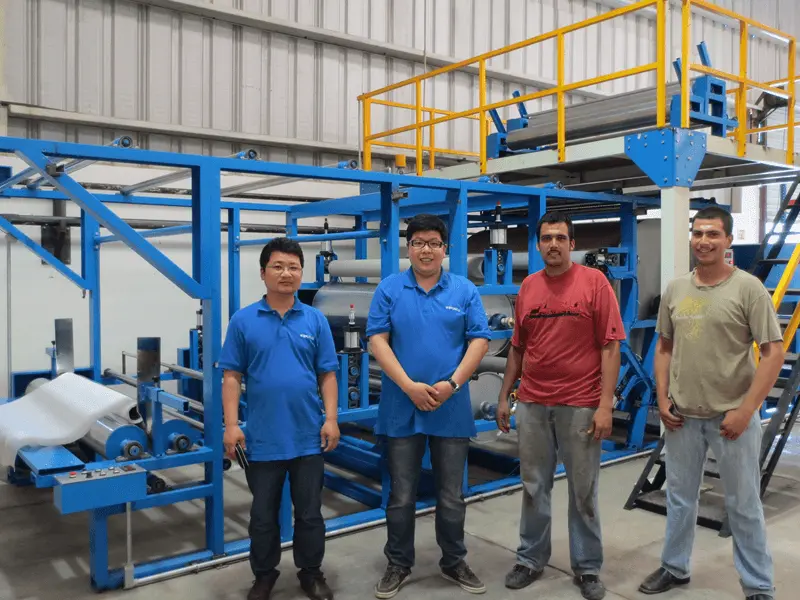 SOLVENT BASED GLUE LAMINATION MACHINE 3sx2